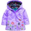 Arshiner Girl Baby Kid Waterproof Hooded Coat Jacket Outwear Raincoat Hoodies(Purple)