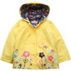 Arshiner Girl Baby Kid Waterproof Hooded Coat Jacket Outwear Raincoat Hoodies(Yellow)