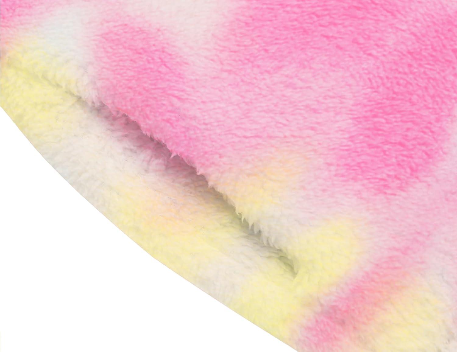 imageArshiner Girls Fuzzy Fleece Hoodies Casual Sweatshirt Sherpa Pullover with Kangaroo PocketsDpink Blue