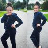 Arshiner 2 Piece Outfits for Girls Velour Tracksuit Hoodie and Jogger Set Sweatsuit Athletic Clothes Sets(Navy Blue)