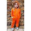 Arshiner 2 Piece Outfits for Girls Velour Tracksuit Hoodie and Jogger Set Sweatsuit Athletic Clothes Sets(Orange)