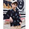 Arshiner Boys Long Sleeve Polo Shirt Performance School Uniform Pique Button Closure Shirt Size 5-12 Years(Off-road Vehicle – Black Background)