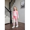 Arshiner Girls 2 Piece Outfits Fashion Twist Front Tracksuit Long Sleeve Pullover Sweatshirt Sweatpants Jogger set Sweatsuit(Tie Dye_pink White)