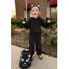 Arshiner Girls 2 Piece Outfits Sweatsuit Fuzzy Long Sleeve Bear Ear Hoodie Sweatshirt and Sweatpant Kids Clothing Sets(Black)