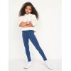 Arshiner Girl’s Ankle Length Leggings 3-Pack Printing Flower Kids Classic Stretch Pants 4-14Y(Black + Grey + Navy Blue)