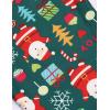 Arshiner Girl’s Ankle Length Leggings 3-Pack Printing Flower Kids Classic Stretch Pants 4-14Y(Christmas Tree Bulb Snowman)