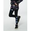 Arshiner Girl’s Ankle Length Leggings 3-Pack Printing Flower Kids Classic Stretch Pants 4-14Y(Heart + Butterfly + Gradient)