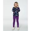 Arshiner Girl’s Ankle Length Leggings 3-Pack Printing Flower Kids Classic Stretch Pants 4-14Y(Pink + Rose Red + Purple)