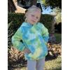 Arshiner Girls Fuzzy Fleece Hoodies Casual Sweatshirt Sherpa Pullover with Kangaroo Pockets(Blue Green)