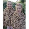 Arshiner Girls Fuzzy Fleece Hoodies Casual Sweatshirt Sherpa Pullover with Kangaroo Pockets(Leopard Coffee)