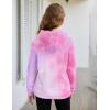 Arshiner Girls Fuzzy Fleece Hoodies Casual Sweatshirt Sherpa Pullover with Kangaroo Pockets(Pink Purple)