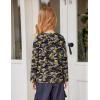 Arshiner Girls Long Sleeve Shirts Drop Shoulder Casual Loose Fit Crewneck Blouse Tee Tops(Camo-teddy)