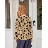 Arshiner Girls Long Sleeve Shirts Drop Shoulder Casual Loose Fit Crewneck Blouse Tee Tops(Leopard-teddy)