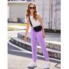 Arshiner Girls Velour 2 Pieces Tracksuits Outfits Athletic Hoodies Sweatshirts and Sweatpants Athletic Clothing Sets(Purple)