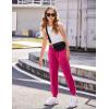 Arshiner Girls Velour 2 Pieces Tracksuits Outfits Athletic Hoodies Sweatshirts and Sweatpants Athletic Clothing Sets(Rose Red)