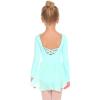 Arshiner Kids Girls Classic Long Sleeve Leotard Dance Ballet Dress(Aqua Green)