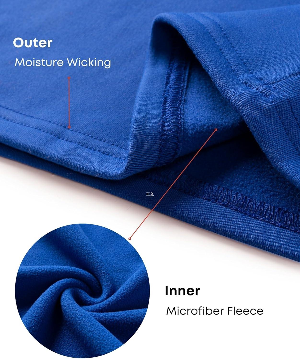 imageArshienr Boys Thermal Underwear Set 2Piece Base Layer Fleece Lined Long Johns Top Bottom Warm Set for Cold WeatherRoyal Blue