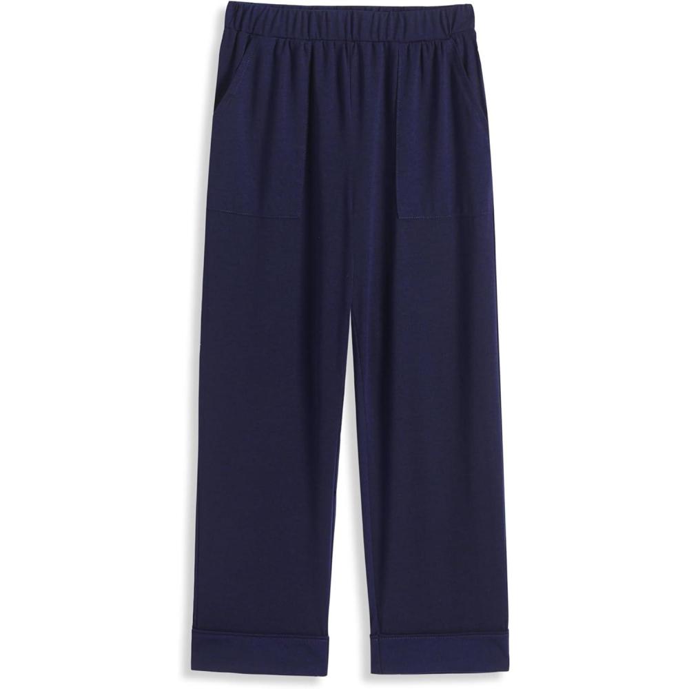 imageArshiner Boys Pajama Pants Soft Long PJ Bottoms Plaid Lounge Pants for Boys 614 YearsBlue