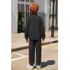 Arshiner Boy’s Active Tracksuits Sets Full Zip Sports Jogging Suits Athletic Running 2 Piece Sweatsuits for 5-13 Years(Black / Red)