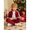 Arshiner Boy’s Active Tracksuits Sets Full Zip Sports Jogging Suits Athletic Running 2 Piece Sweatsuits for 5-13 Years(Burgundy)