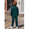 Arshiner Boy’s Active Tracksuits Sets Full Zip Sports Jogging Suits Athletic Running 2 Piece Sweatsuits for 5-13 Years(Green)