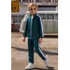 Arshiner Boy’s Active Tracksuits Sets Full Zip Sports Jogging Suits Athletic Running 2 Piece Sweatsuits for 5-13 Years(Green)