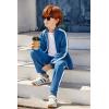 Arshiner Boy’s Active Tracksuits Sets Full Zip Sports Jogging Suits Athletic Running 2 Piece Sweatsuits for 5-13 Years(Lake Blue)