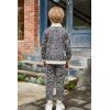 Arshiner Boy’s Active Tracksuits Sets Full Zip Sports Jogging Suits Athletic Running 2 Piece Sweatsuits for 5-13 Years(Leopard Brown)