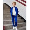 Arshiner Boy’s Active Tracksuits Sets Full Zip Sports Jogging Suits Athletic Running 2 Piece Sweatsuits for 5-13 Years(Royal Blue)