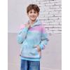 Arshiner Boys Hooded Sweatshirt Fleece Pullover Long Sleeve Warm Hoodies with Pocket for Kids 5-14 Years(Tie-dye – Powder Blue)