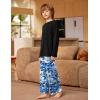 Arshiner Boys Loose-fit Pajamas Long Sleeve Top and Pants 2 Piece Pajama Set for Big Boys 5-13 Years(Blue Camo)