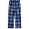 Arshiner Boys Pajama Pants Long Plaid PJ Bottoms Boys Sleepwear Lounge Pants with Pockets 6-14 Years(Blue & White)