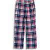 Arshiner Boys Pajama Pants Long Plaid PJ Bottoms Boys Sleepwear Lounge Pants with Pockets 6-14 Years(Blue Red Plaid)