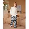 Arshiner Boys Pajama Pants Long Plaid PJ Bottoms Boys Sleepwear Lounge Pants with Pockets 6-14 Years(Camo)