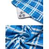 Arshiner Boys Pajama Pants Long Plaid PJ Bottoms Boys Sleepwear Lounge Pants with Pockets 6-14 Years(Cyan Blue Plaid)