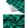 Arshiner Boys Pajama Pants Long Plaid PJ Bottoms Boys Sleepwear Lounge Pants with Pockets 6-14 Years(Green Plaid)