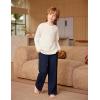 Arshiner Boys Pajama Pants Long Plaid PJ Bottoms Boys Sleepwear Lounge Pants with Pockets 6-14 Years(Navy Blue)