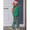 Arshiner Boys Pajama Pants Long Sleep Plaid Pants Soft Lounge Pj Bottoms with Pockets(Green Teddy Christmas)