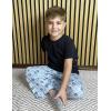 Arshiner Boys Pajama Pants Long Sleep Plaid Pants Soft Lounge Pj Bottoms with Pockets(Light Blue Plaid)