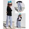 Arshiner Boys Pajama Pants Long Sleep Plaid Pants Soft Lounge Pj Bottoms with Pockets(Light Blue Plaid)