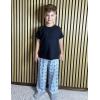 Arshiner Boys Pajama Pants Long Sleep Plaid Pants Soft Lounge Pj Bottoms with Pockets(Light Blue Plaid)