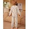 Arshiner Boys Pajamas Long Sleeve Henley Top and Pants Boys 2 Piece Pajama Set Sleepwear for 6-14 Years(Bear)