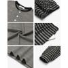 Arshiner Boys Pajamas Long Sleeve Henley Top and Pants Boys 2 Piece Pajama Set Sleepwear for 6-14 Years(Grey)