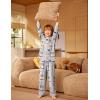 Arshiner Boys Pajamas Set Long Sleeve Button-Down Sleepwear 2 Piece Pjs Set for Boys 5-13 Years(Dog Print)