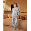 Arshiner Boys Pajamas Set Long Sleeve Button-Down Sleepwear 2 Piece Pjs Set for Boys 5-13 Years(Dog Print)