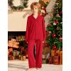 Arshiner Boys Pajamas Set Long Sleeve Button-Down Sleepwear 2 Piece Pjs Set for Boys 5-13 Years(Red)