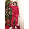 Arshiner Girls 2 Piece Outfits Fall Clothes Long Sleeve Pullover Sweatshirt and Sweatpants with Pockets Kids Clothing(Red Christmas)