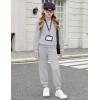 Arshiner Girls 2 Piece Outfits Fashion Sweatsuits Button Down Hooded Sweatshirt and Sweatpants with Pockets Kids Tracksuit(Grey)