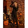 Arshiner Girls Clothes 2 Piece Fall Outfits Slim Long Sleeve Shirt and Leggings Set Kids Thermal Underwear sets(Black)