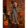 Arshiner Girls Clothes 2 Piece Fall Outfits Slim Long Sleeve Shirt and Leggings Set Kids Thermal Underwear sets(Leopard)